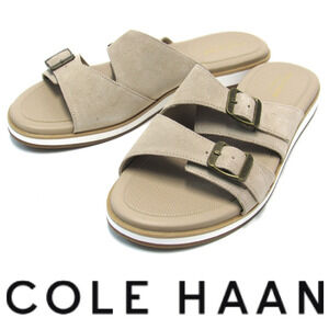 NEW Cole Haan Grand Series Megan Sandals Women's Sz 9 Double Buckle Slides NWOB